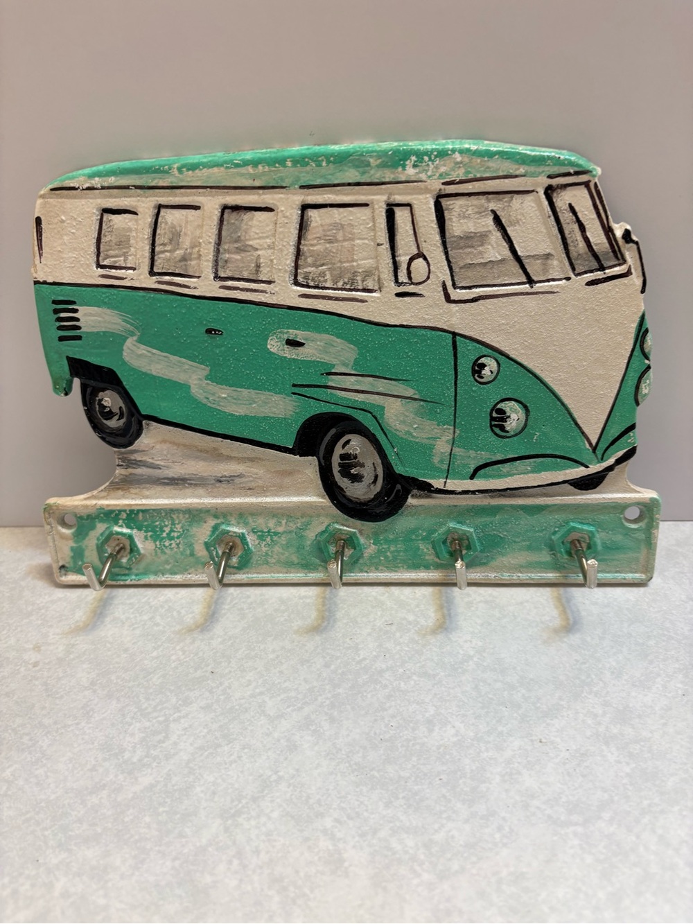 Vintage Camper Van Wall Hook Cast Iron. New